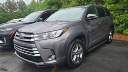 2018 Toyota Highlander Hybrid Limited Platinum