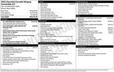 2022 Chevrolet Corvette Stingray