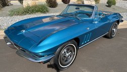1965 Chevrolet Corvette Convertible Nassau Blue with both tops and a four-