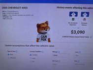 2005 Chevrolet Aveo Special Value