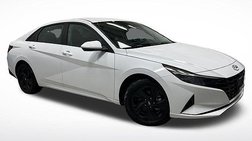 2021 Hyundai Elantra Hybrid Blue