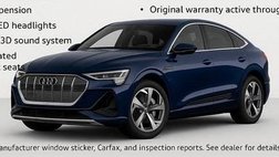 2022 Audi e-tron Sportback quattro Prestige S line
