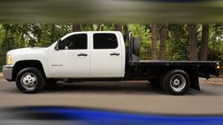 2013 Chevrolet Silverado 3500 Cew Cab 4x4 Dulley 6.6L Duramax FLAT BED