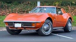1972 Chevrolet Corvette Stingray 1 Owner Local History 80,445 Actual Mile All Stock