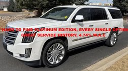 2018 Cadillac Escalade ESV Platinum