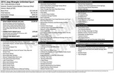 2016 Jeep Wrangler Unlimited Sport