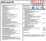 2023 Audi S8 4.0T quattro