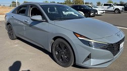 2021 Hyundai Elantra Hybrid Blue