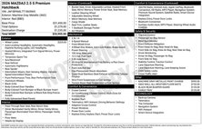 2026 Mazda MAZDA3 2.5 S Premium